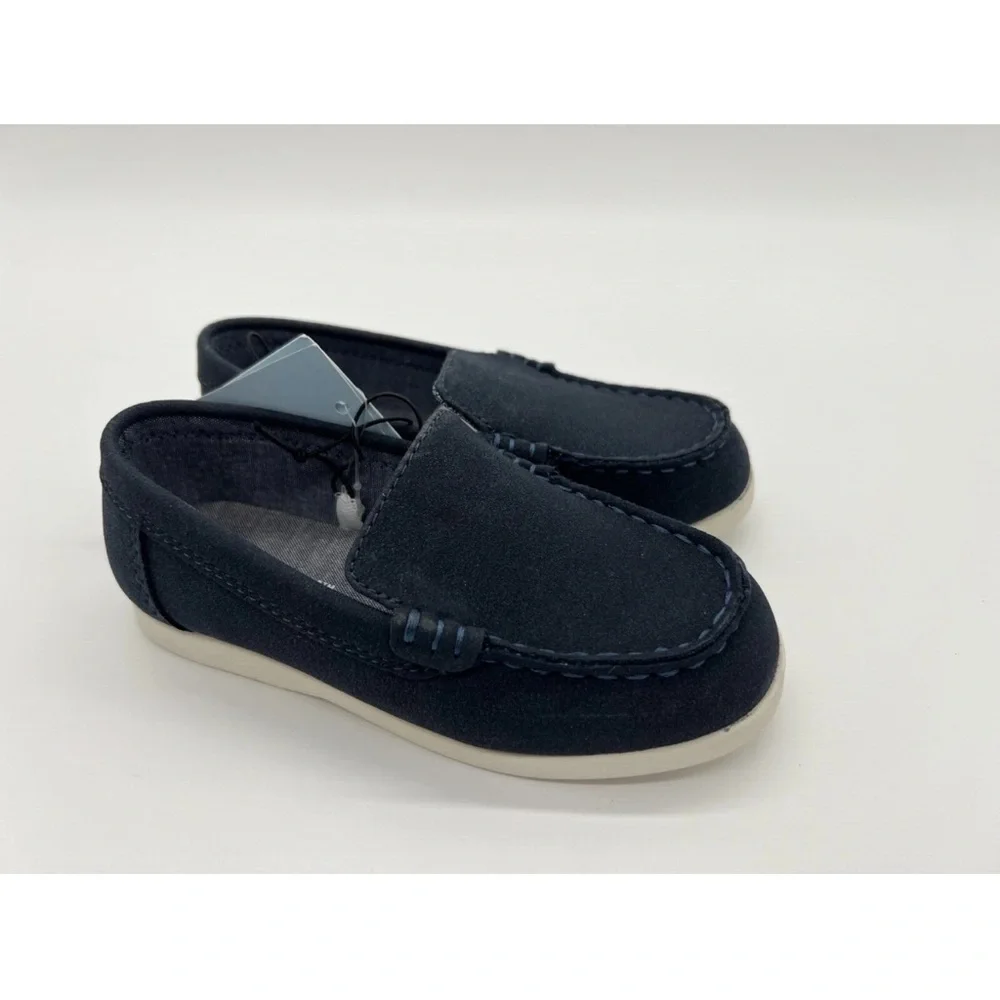 Cat & Jack Toddler Boys' ZAYD Slip-On Loafers Navy Blue